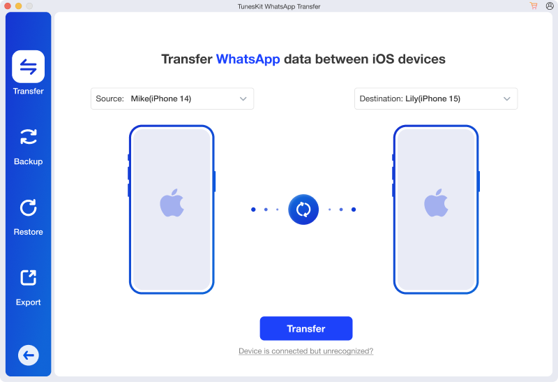 WhatsApp'ı iPhone'dan iPhone'a Aktarma 