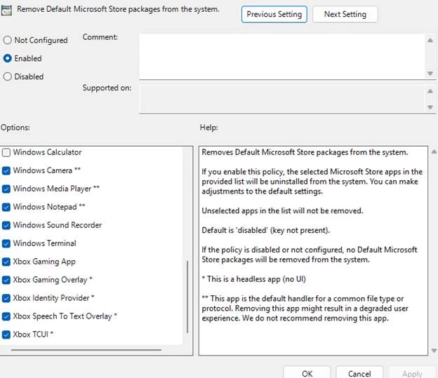 Windows 11, Artık Varsayılan Microsoft Uygulamaları Kaldırılabilecek 