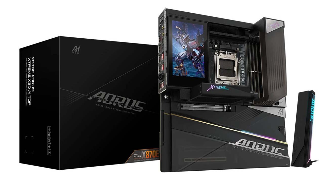 GIGABYTE X870E AORUS XTREME X3D AI TOP Tanıtıldı: X3D İçin İlk Özel Anakart GIGABYTE X870E AORUS XTREME X3D AI TOP Tanıtıldı: X3D İçin İlk Özel Anakart