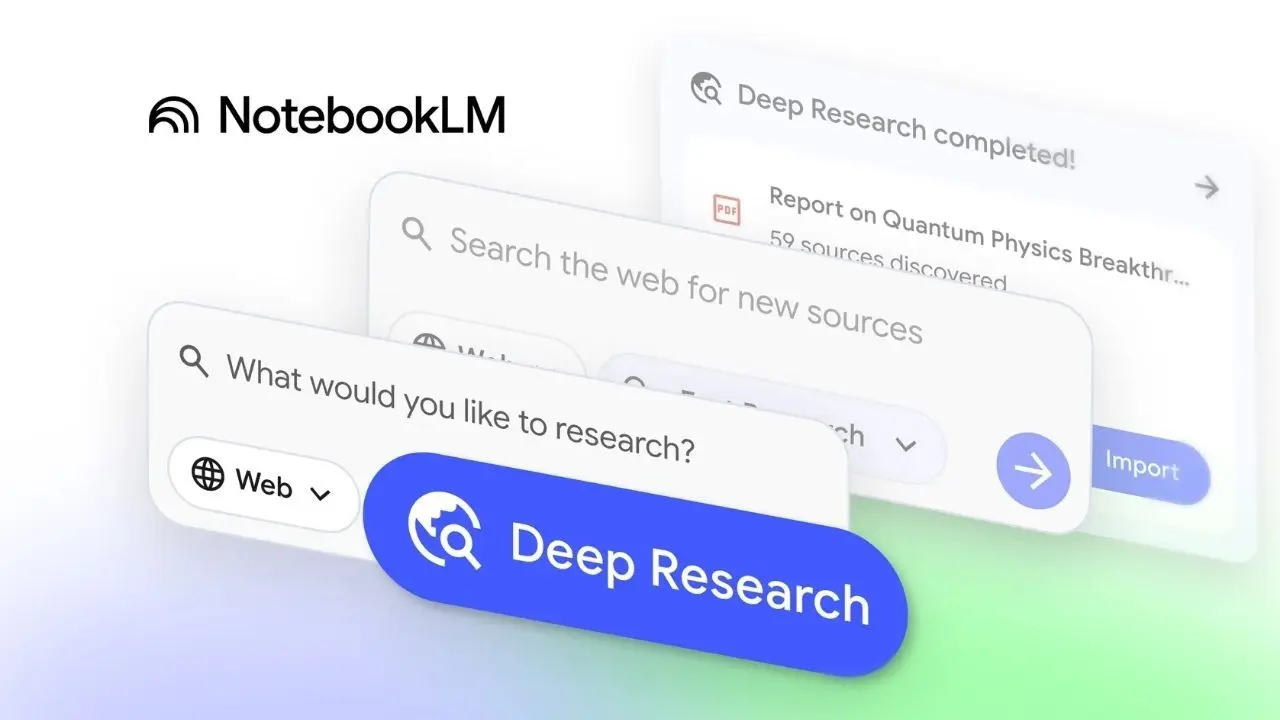 NotebookLM Deep Research Genişliyor 