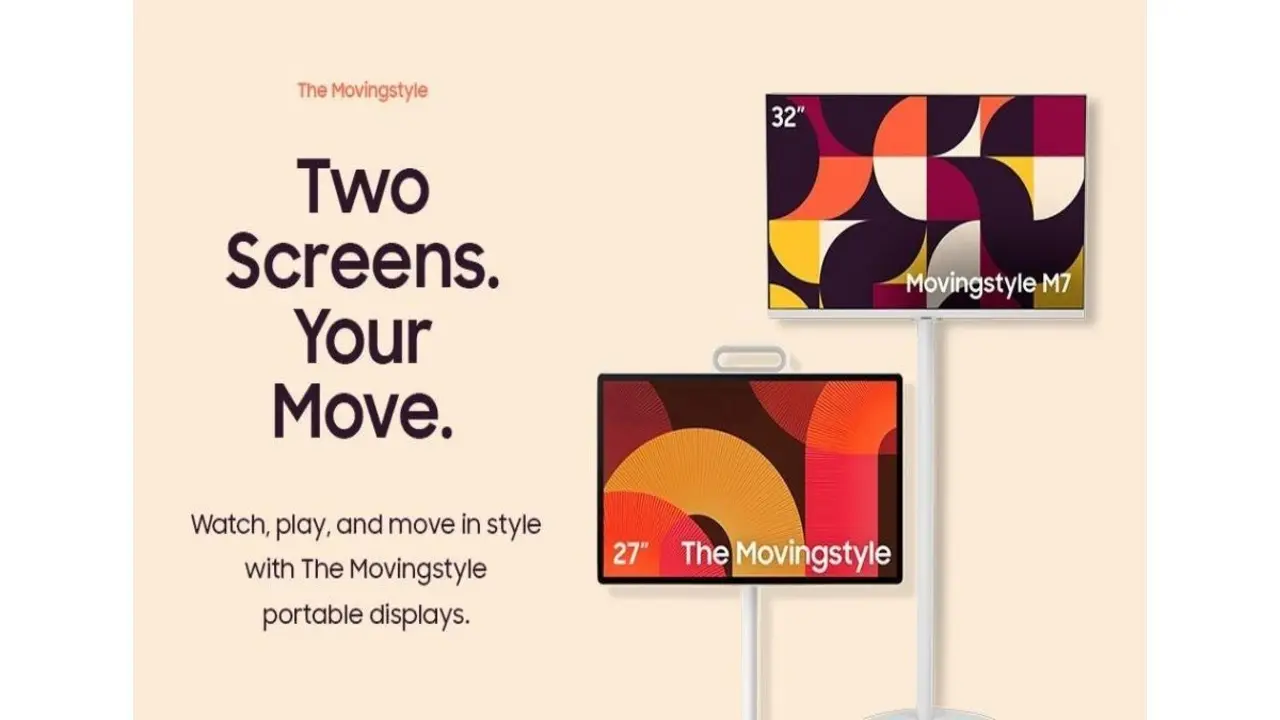 Samsung Movingstyle Serisi: Taşınabilir Akıllı Monitörler Tanıtıldı 