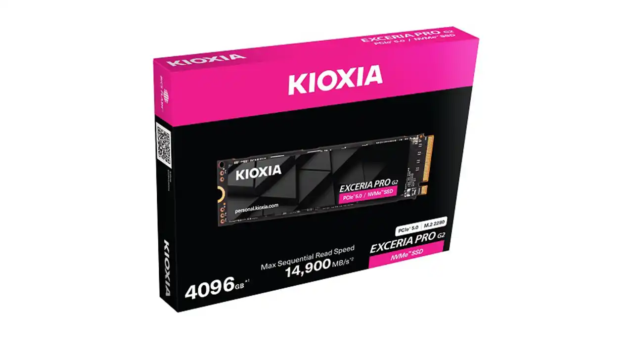 KIOXIA, EXCERIA PRO G2 SSD Serisini Duyurdu! KIOXIA, EXCERIA PRO G2 SSD Serisini Duyurdu!