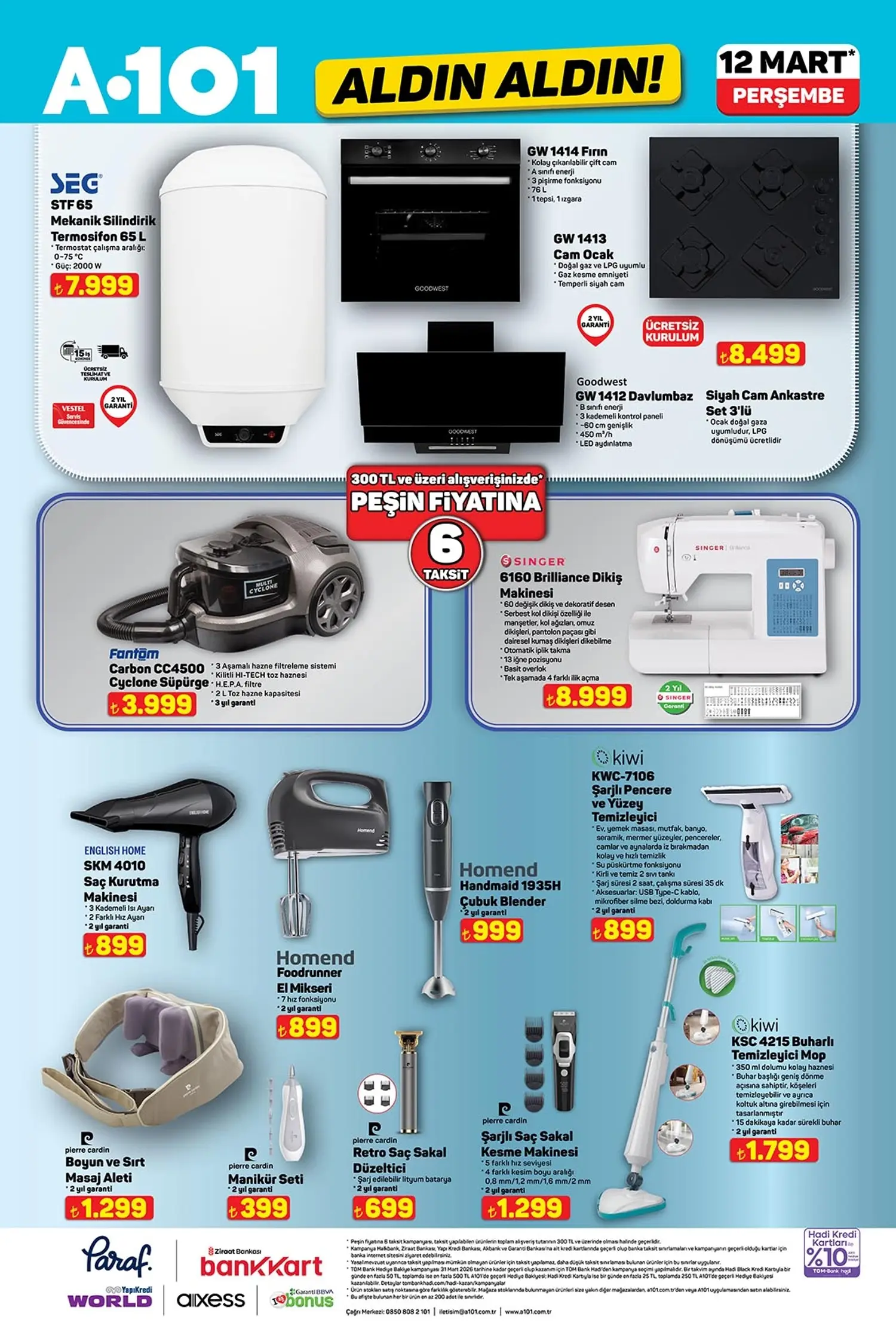 A101 12 Mart 2026 Aktüel Ürünler Kataloğu A101 12 Mart 2026 Aktüel Ürünler Kataloğu