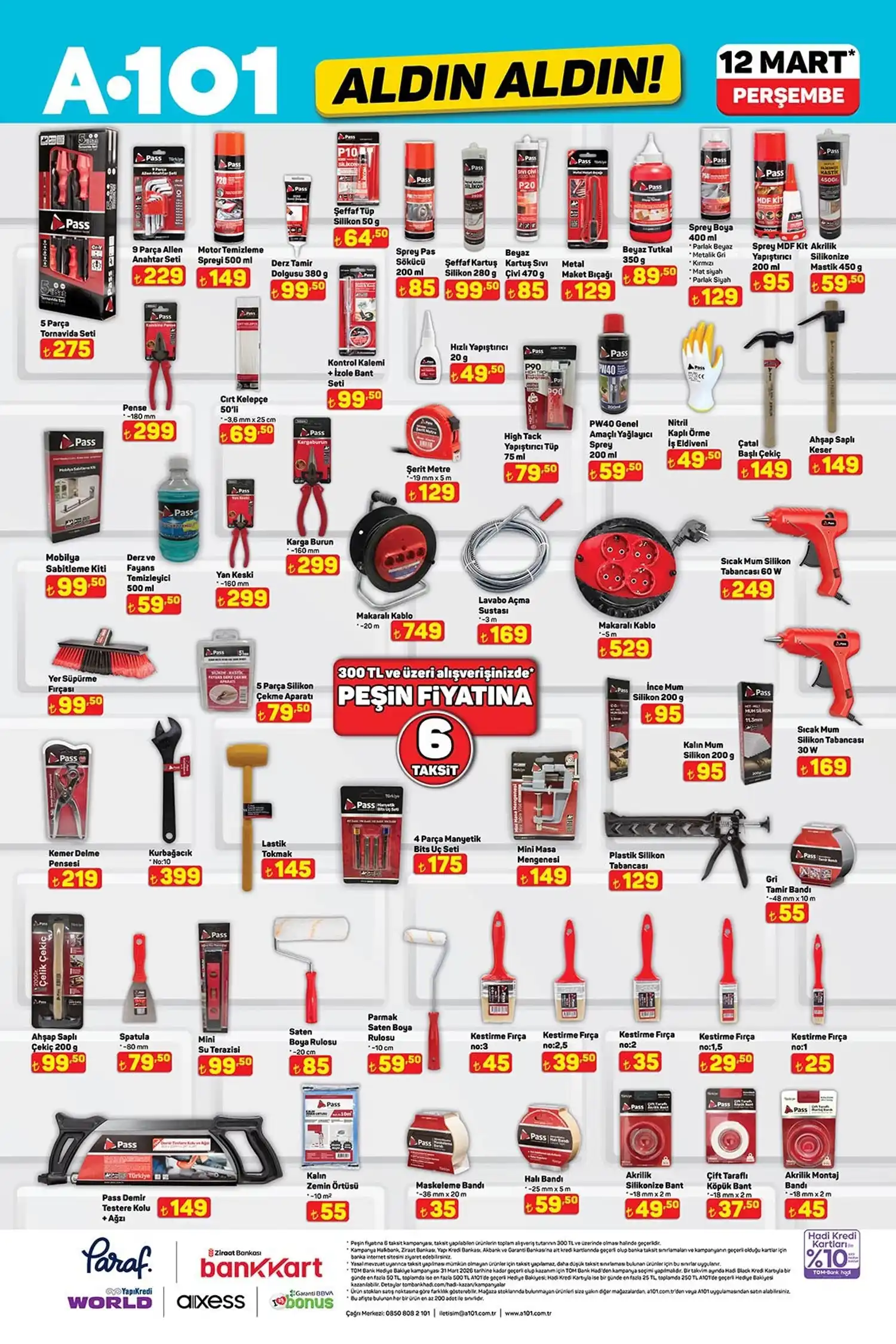 A101 12 Mart 2026 Aktüel Ürünler Kataloğu A101 12 Mart 2026 Aktüel Ürünler Kataloğu