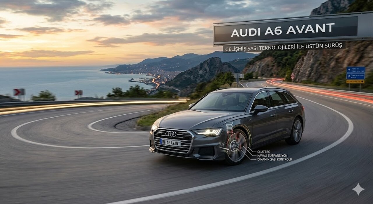 Audi A6 Avant: Gelişmiş Şasi Teknolojileri ile Üstün Sürüş Audi A6 Avant: Gelişmiş Şasi Teknolojileri ile Üstün Sürüş