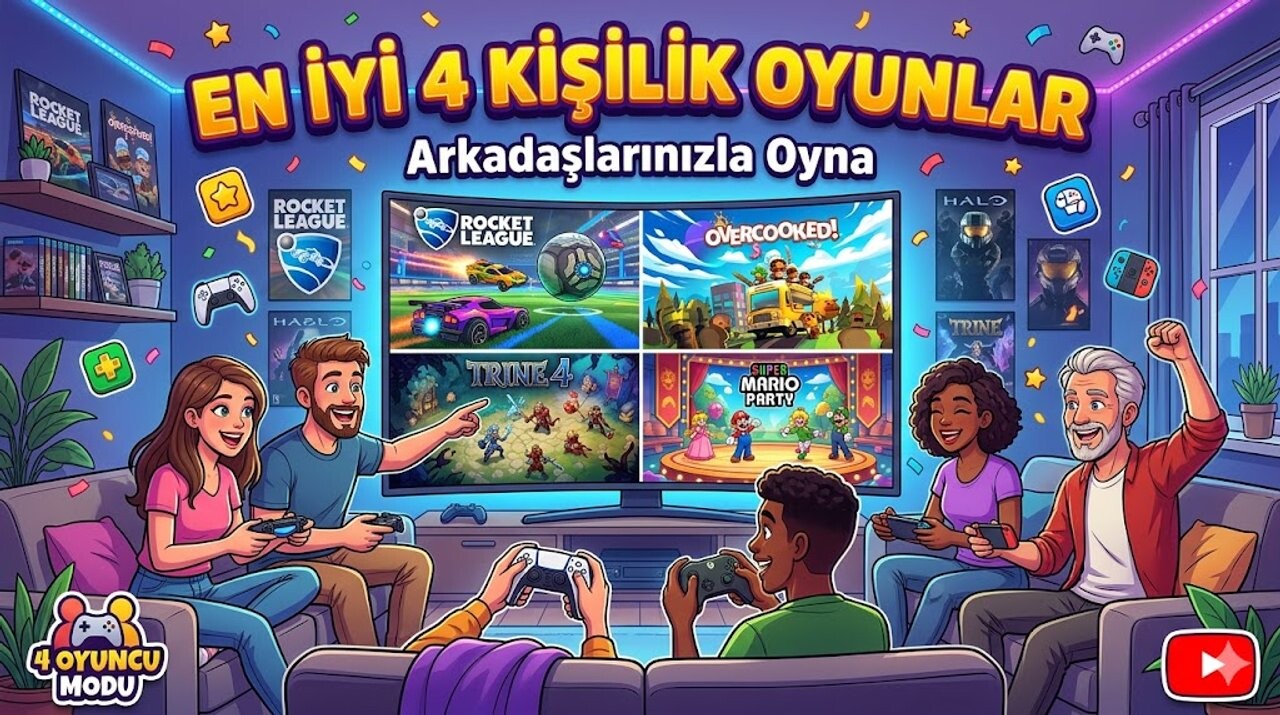 En İyi 4 Kişilik Oyunlar: Arkadaşlarınızla Eğlencenin Tadını Çıkarın En İyi 4 Kişilik Oyunlar: Arkadaşlarınızla Eğlencenin Tadını Çıkarın