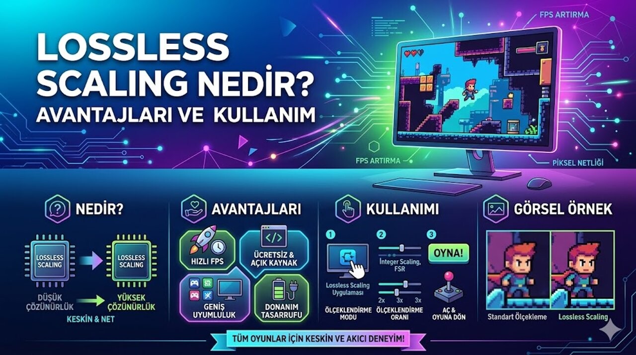 Lossless Scaling Nedir? Avantajları ve Kullanım Lossless Scaling Nedir? Avantajları ve Kullanım