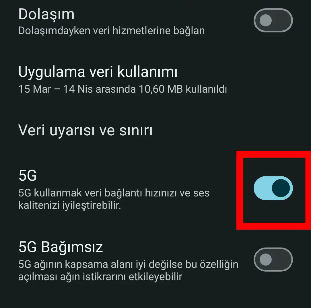 5G Nasıl Kapatılır? Vodafone, Turk Telekom ve Turkcell 5G Kapatma Yolu 5G Nasıl Kapatılır? Vodafone, Turk Telekom ve Turkcell 5G Kapatma Yolu