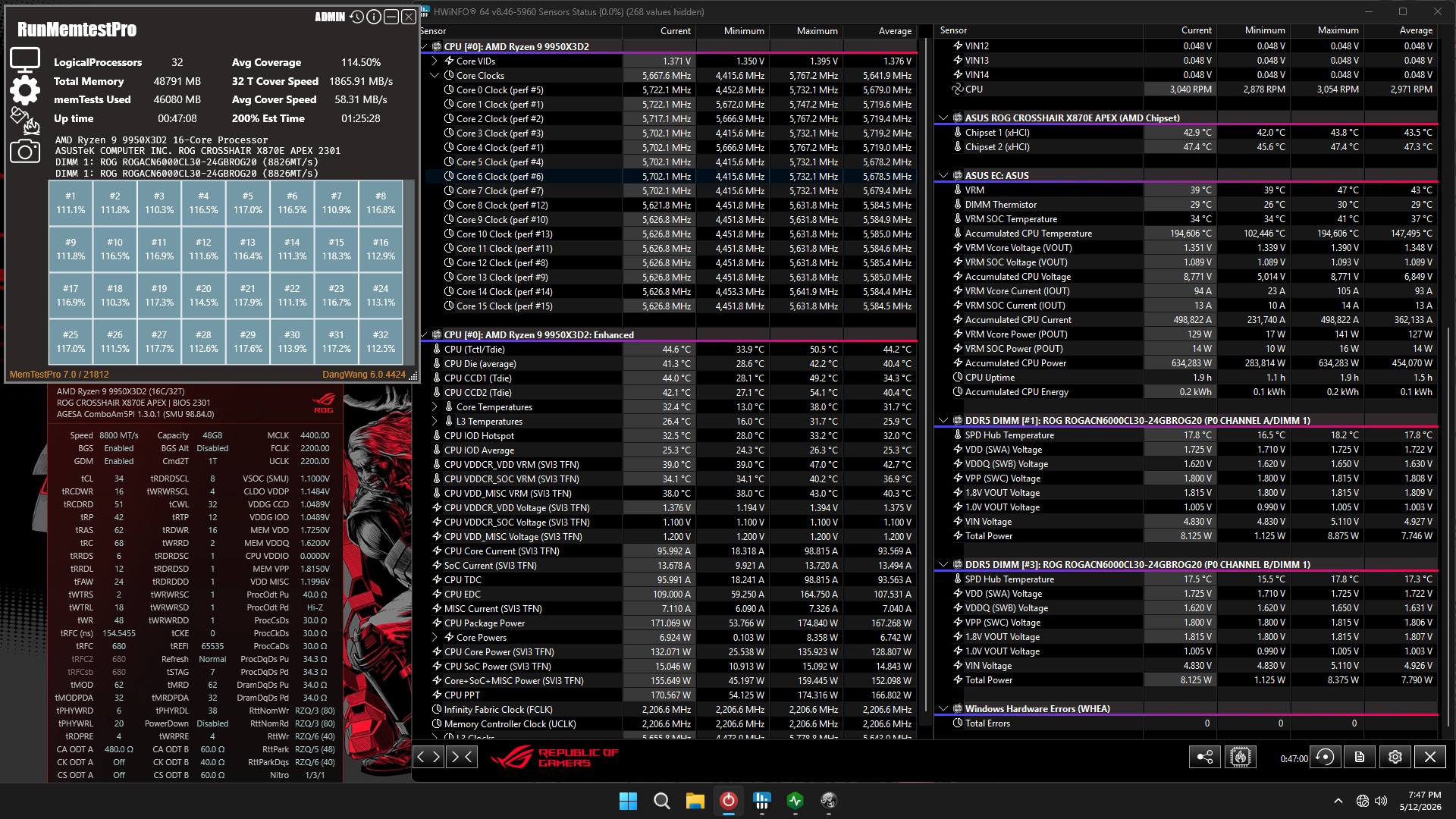 ASUS ROG DDR5 Belleği 8800 MT/s Hızında - 3 ASUS ROG DDR5 Belleği 8800 MT/s Hızında - 3