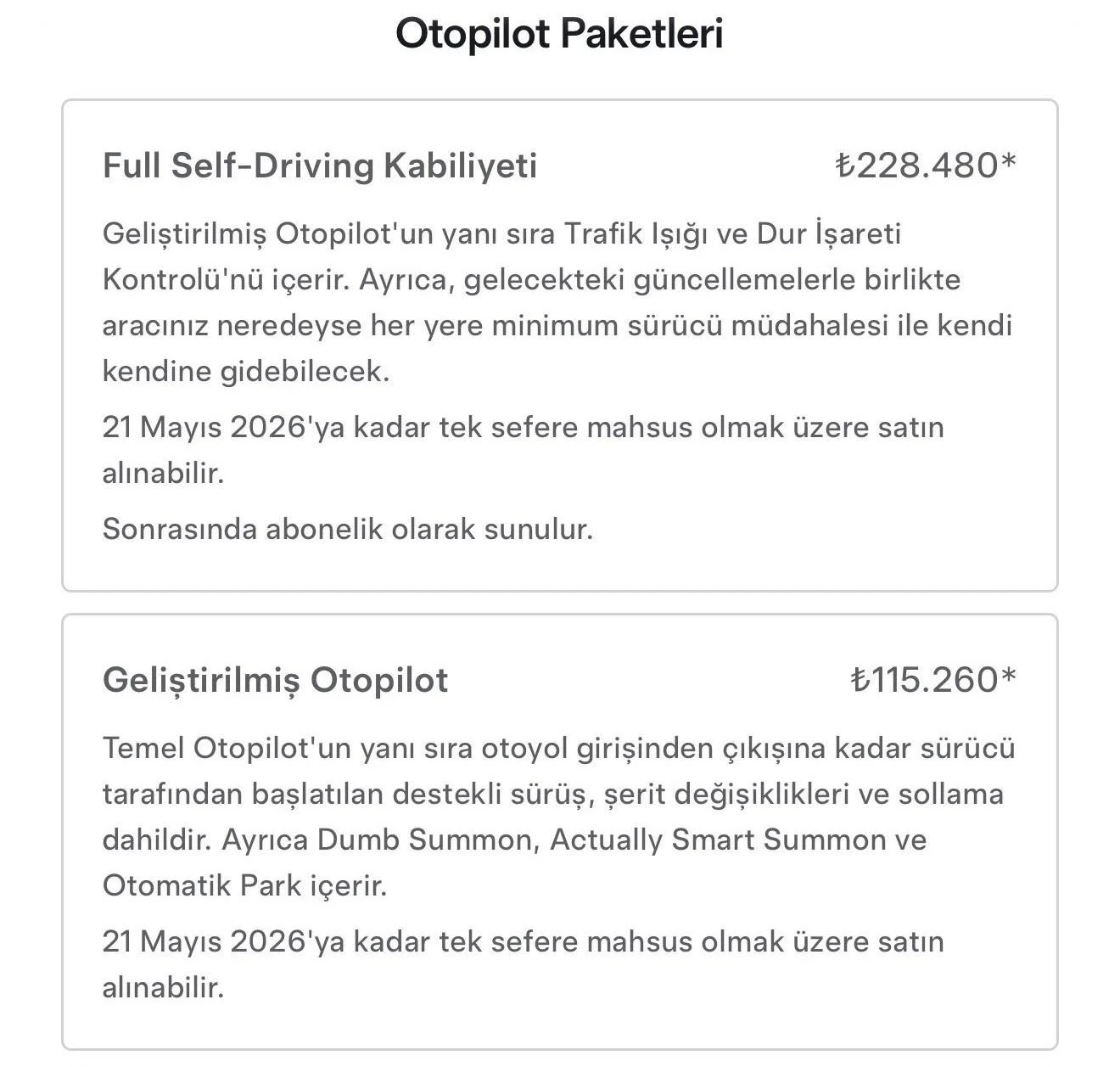 Tesla, Tam Otonom Sürüş İçin Abonelik Sistemine Geçiyor Tesla, Tam Otonom Sürüş İçin Abonelik Sistemine Geçiyor