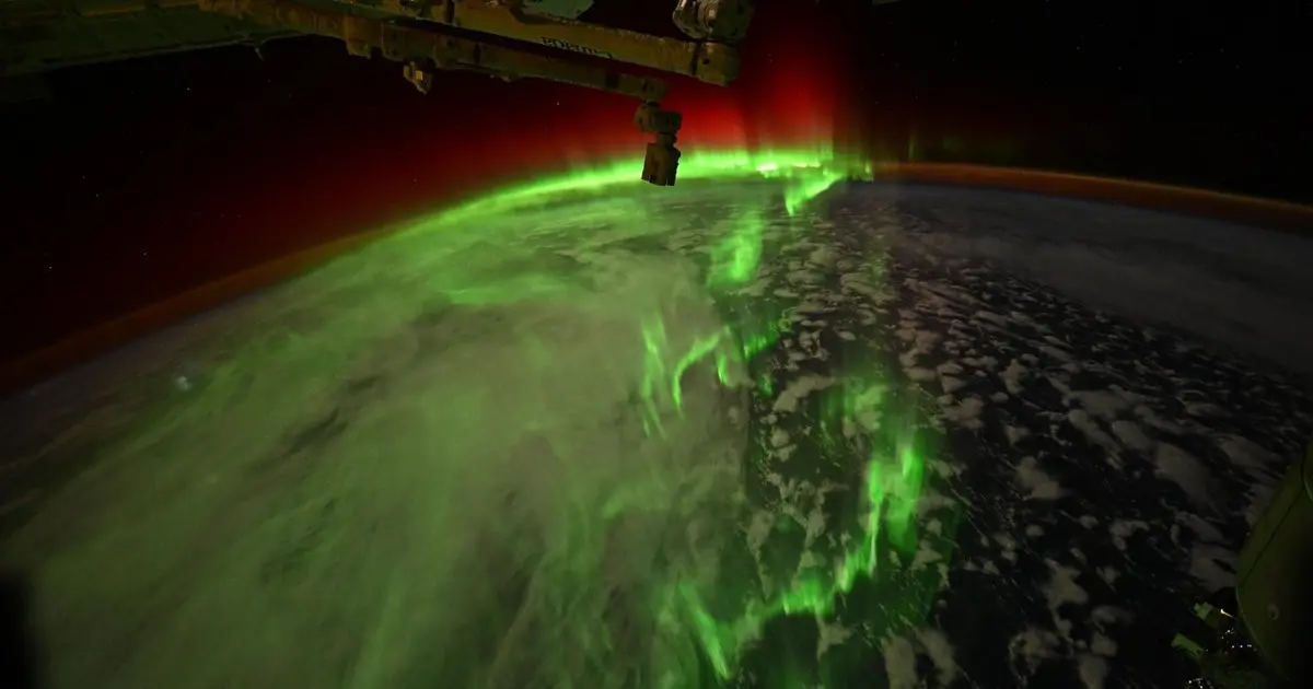 NASA Astronotu Kutup Işıklarını Görüntüledi 1 NASA Astronotu Kutup Işıklarını Görüntüledi