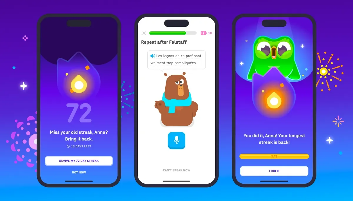 Duolingo, 15 Milyon Kullanıcı İçin Kaybedilen Serileri Yeniden Kazandırıyor! Duolingo, 15 Milyon Kullanıcı İçin Kaybedilen Serileri Yeniden Kazandırıyor!
