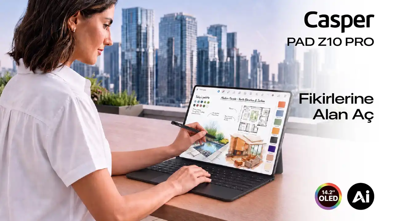 Hem Tablet Hem Bilgisayar: Casper PAD Z10 Pro Tanıtıldı! 1 Hem Tablet Hem Bilgisayar: Casper PAD Z10 Pro Tanıtıldı!
